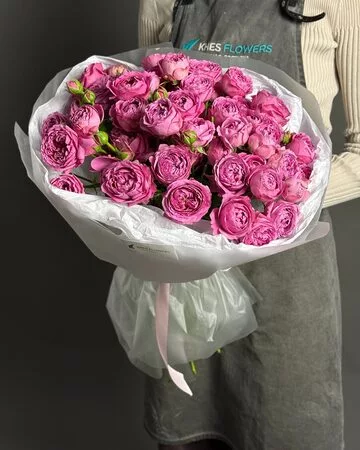 Пионовидные розы "21 Мисти баблс" (50 см)